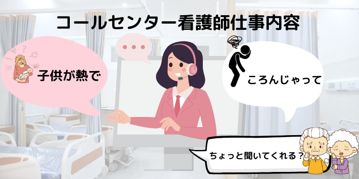 コールセンター看護師の仕事の内容解説